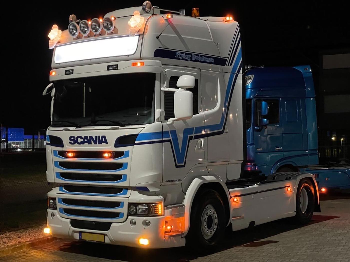 Lacus truck on the road
